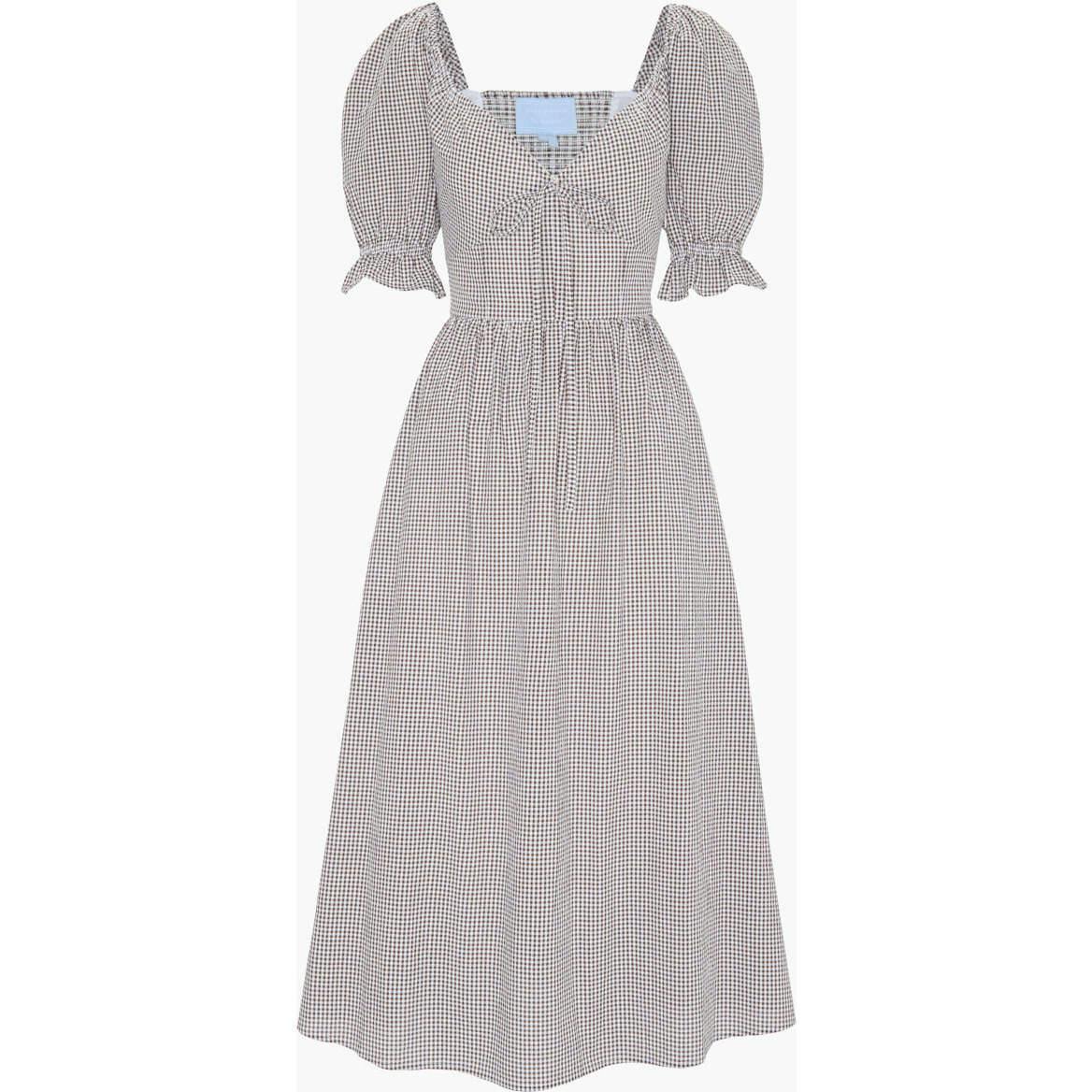The Ophelia Dress - Chocolate Gingham
