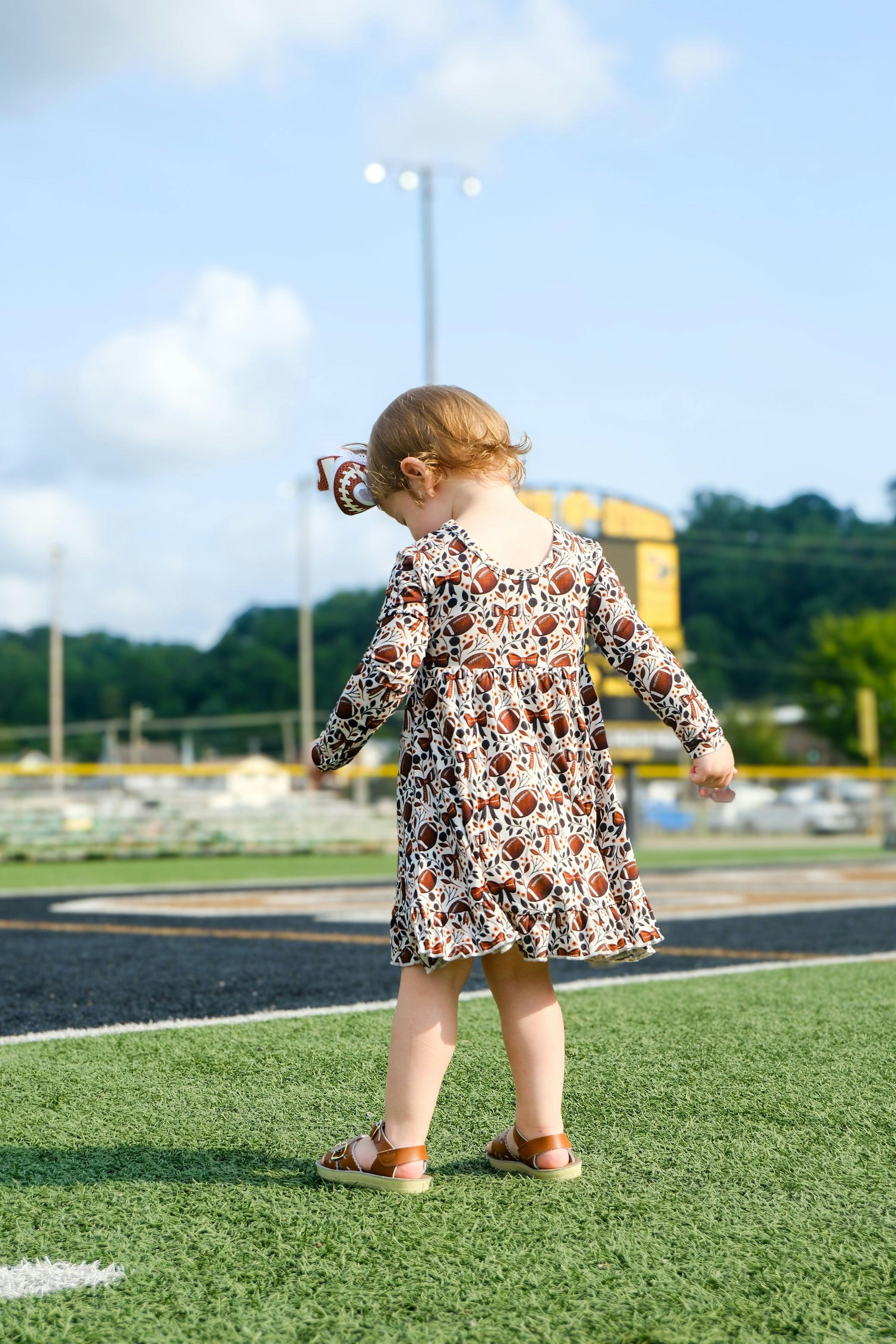 Game Day Blooms Twirl Dress