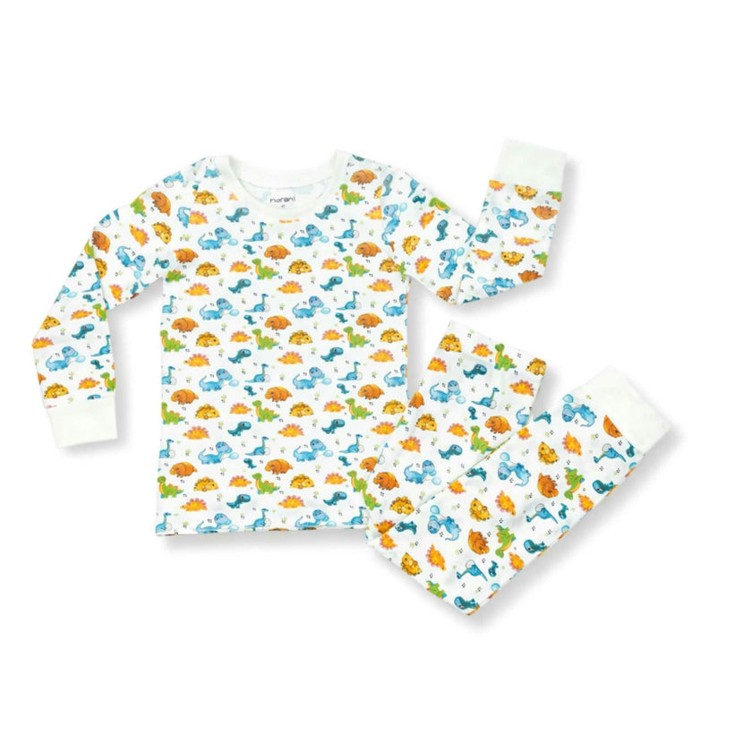 Organic Kids Pajamas - Dinosaur