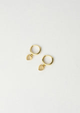 Opal Heart Earrings