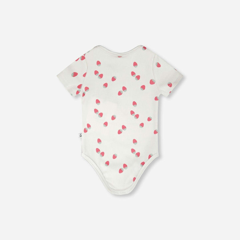 Evolutive Cotton Rib Jersey Onesie