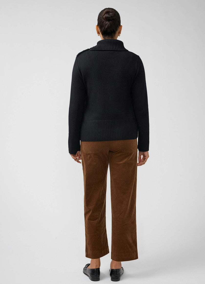 Stretch Cord Ankle Maternity Pant