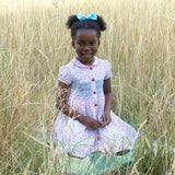 Floral Smocked Button-Front Dress