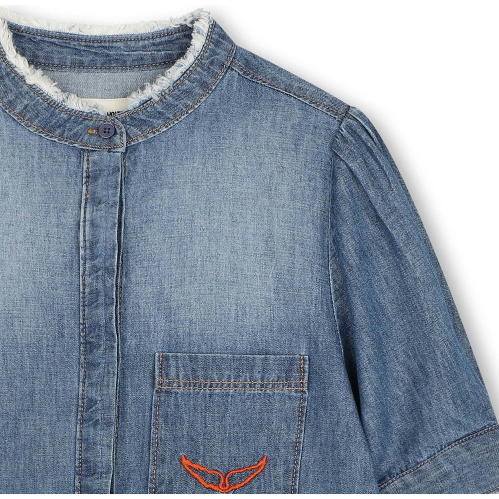 ZADIG & VOLTAIRE Soft Chambray Shirt - Denim Blue