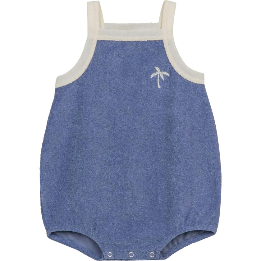 children's terry romper - berry breeze