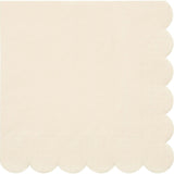 Large Cream Paper Napkins