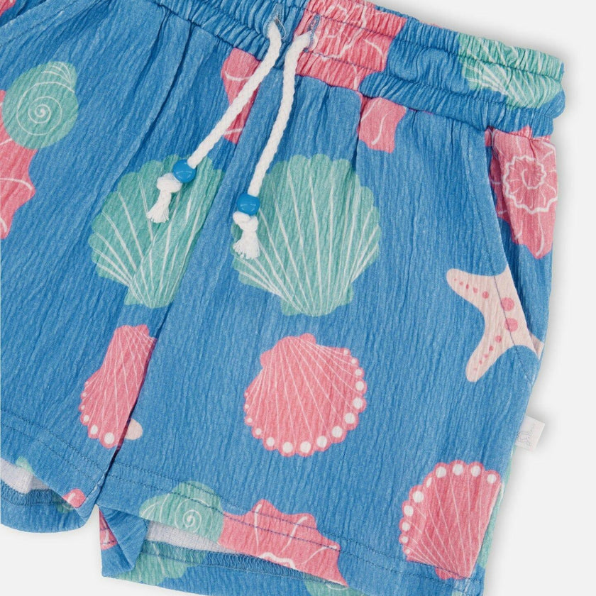 Crinkle Jersey Shorts