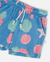 Crinkle Jersey Shorts