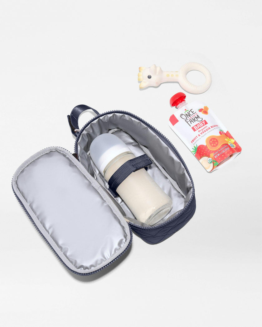 Navy Metro Single Bottle Cooler