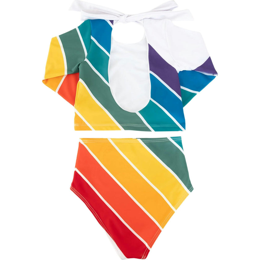 Forever Summer Rainbow One Piece Long Sleeve