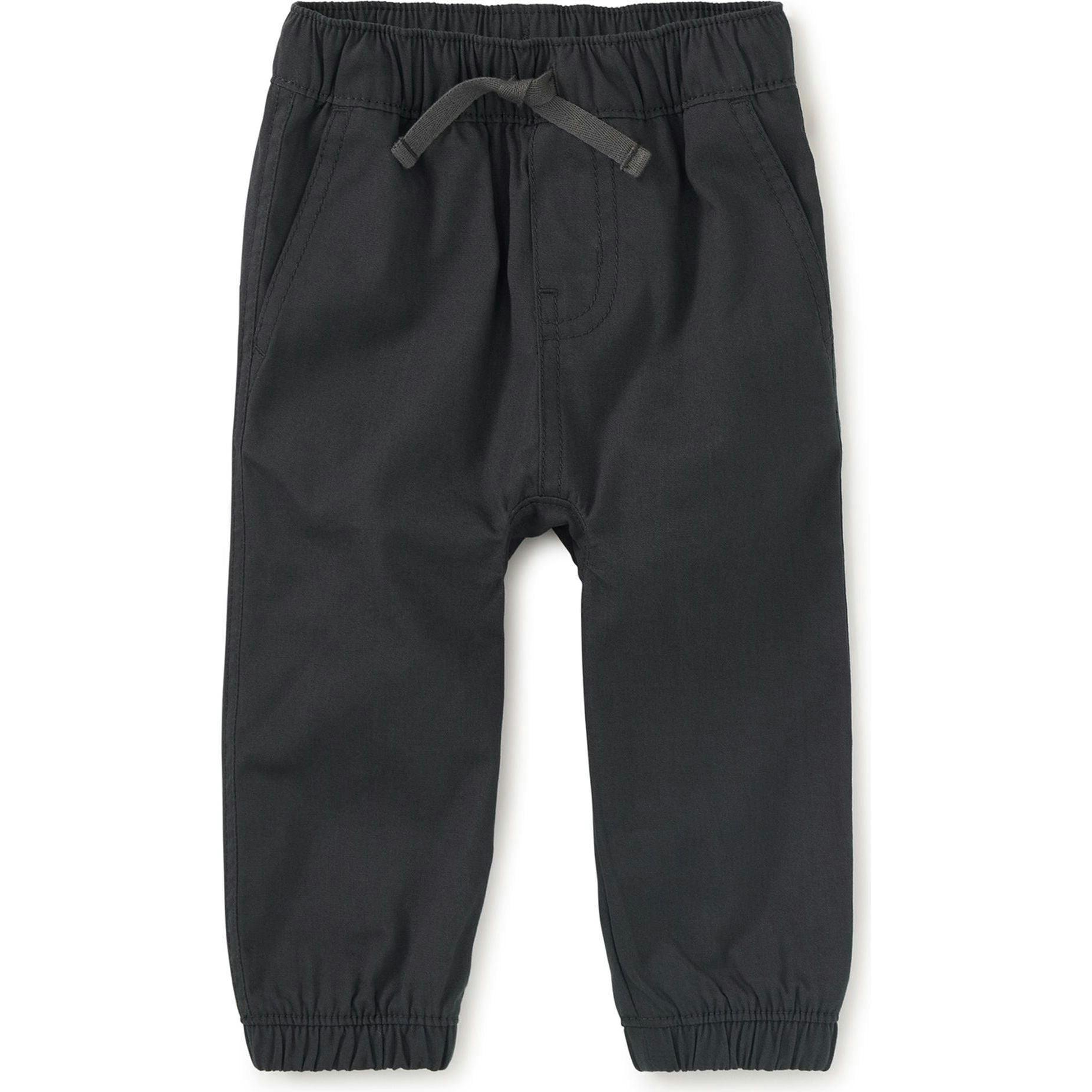 Woven Baby Joggers, Black