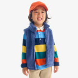 Kids teddy fleece vest