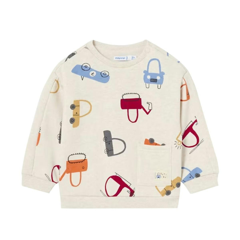 Younger Boys Ivory Sweatshirt