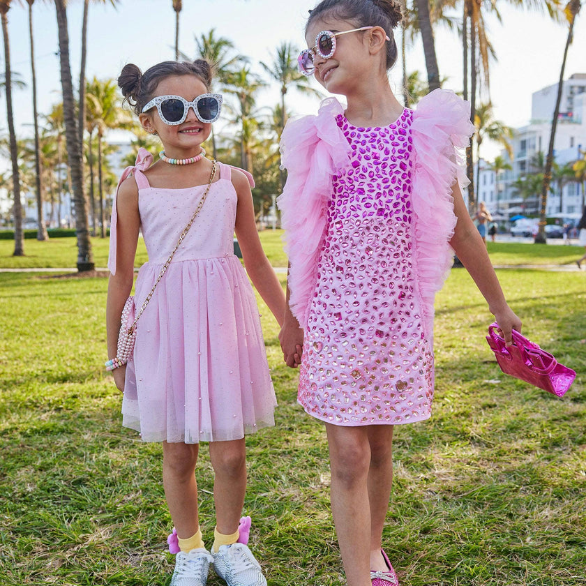 Pink Limited Edition Bejeweled Dress
