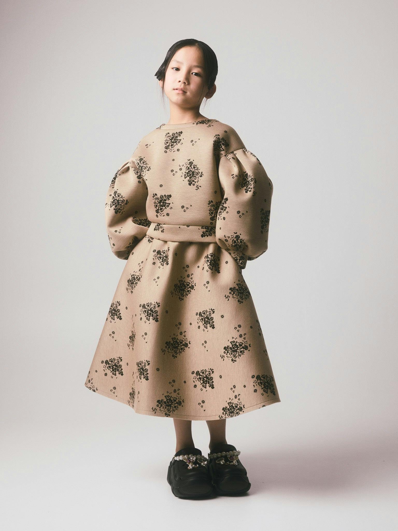Rosa Skirt Camel & Black