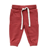 Boys Joggers in Berry Red