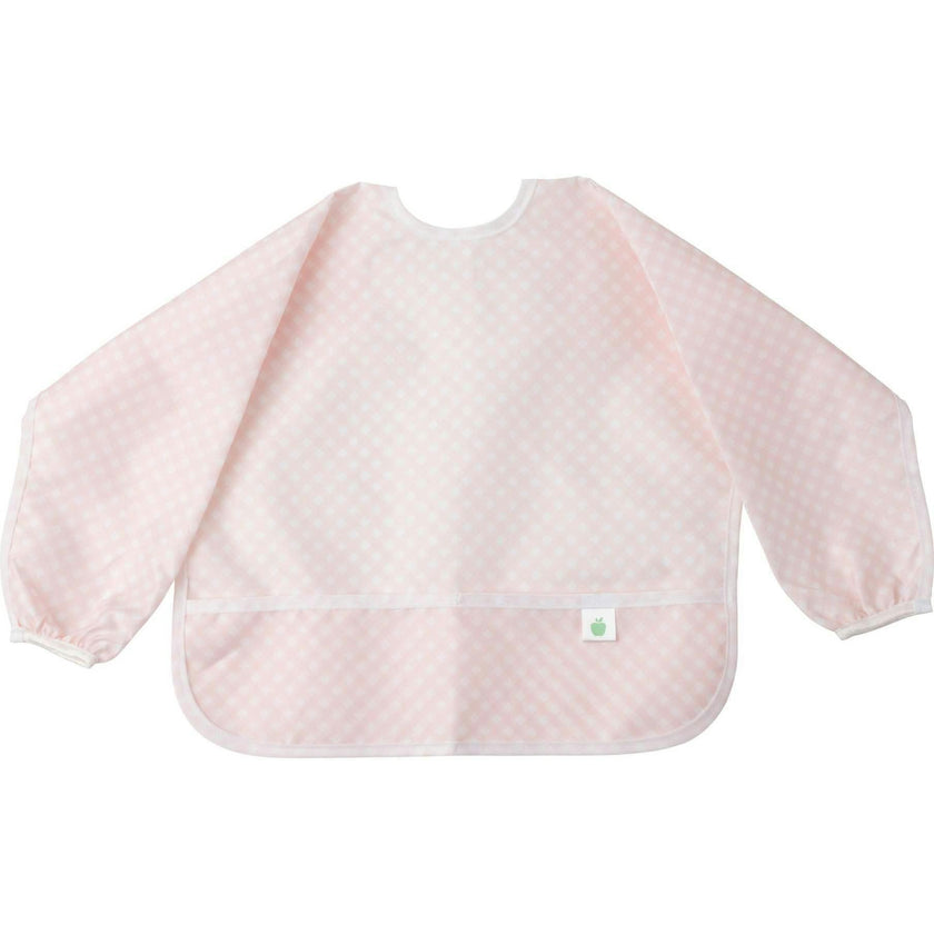 The Cover Everything Bib in Pink Gingham