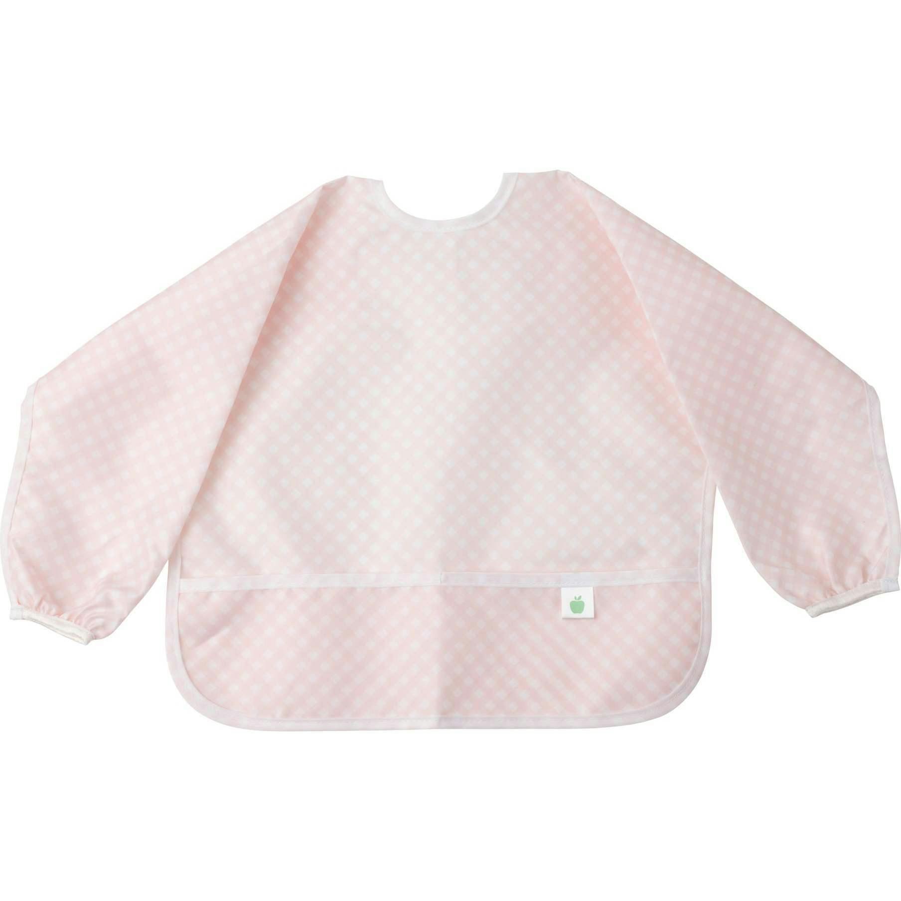 The Cover Everything Bib in Pink Gingham