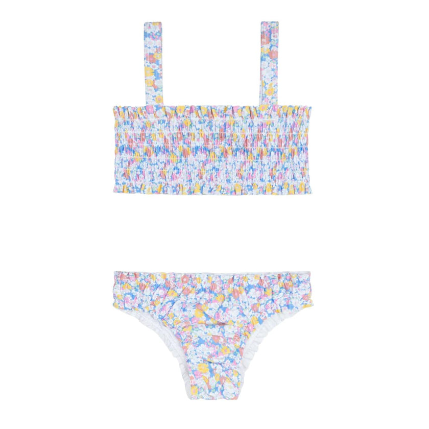 girls jasmine blossom smocked bikini