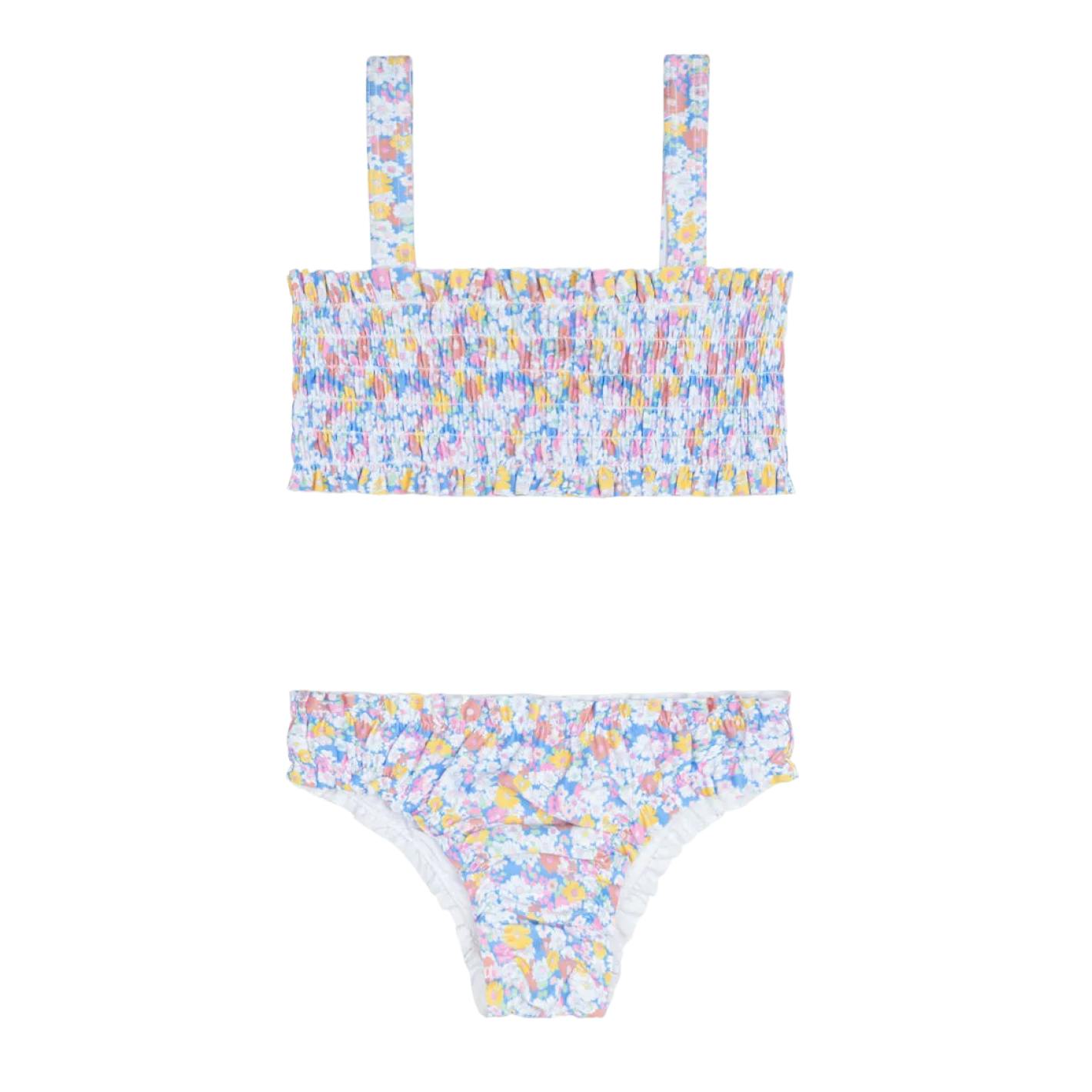 girls jasmine blossom smocked bikini