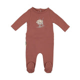 Whimsy Wheelbarrow Footie and Beanie Set