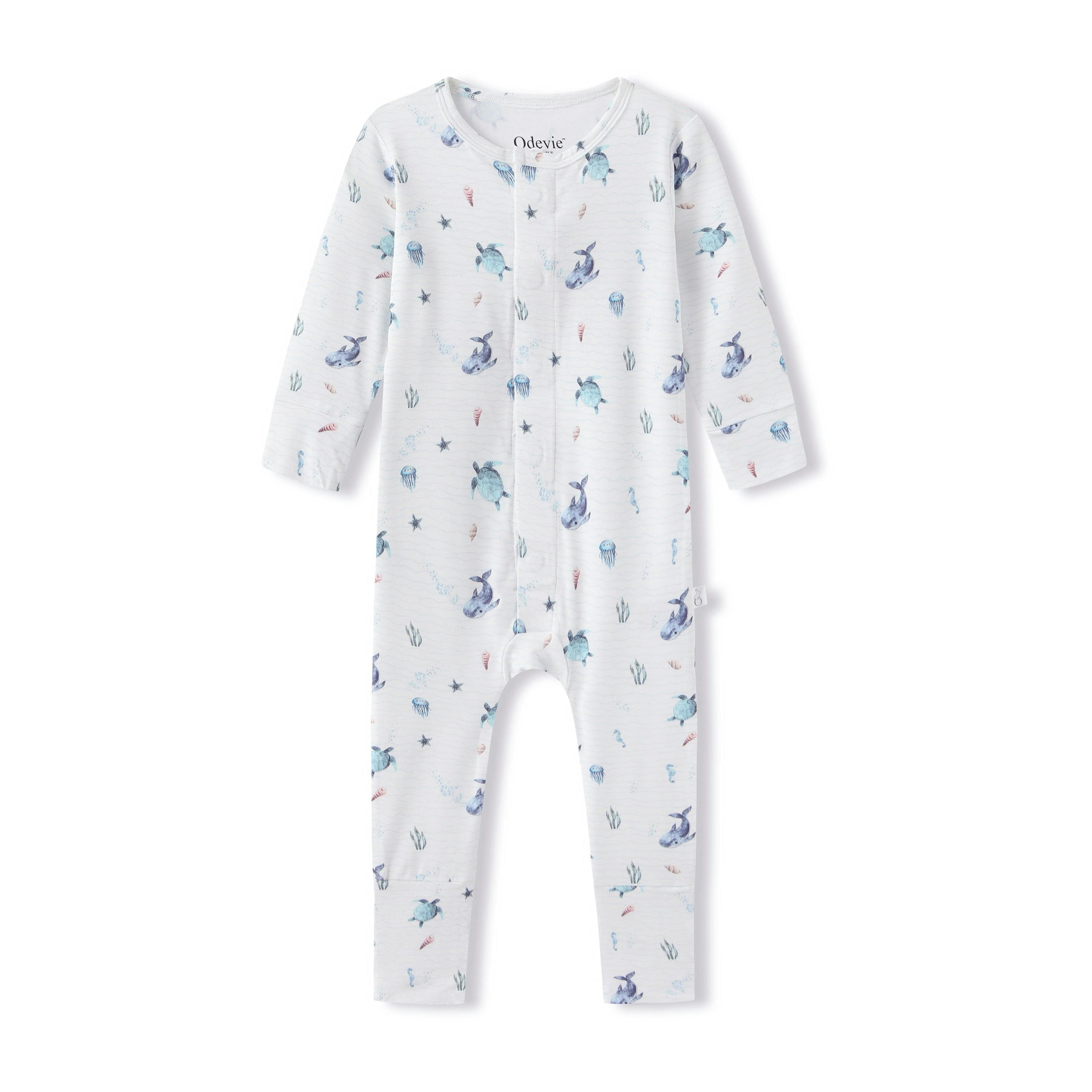 Bamboo Baby Pyjama Sleepsuit - Le Bleu