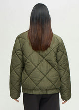 Expandable Raglan Sleeve Maternity Puffer Jacket