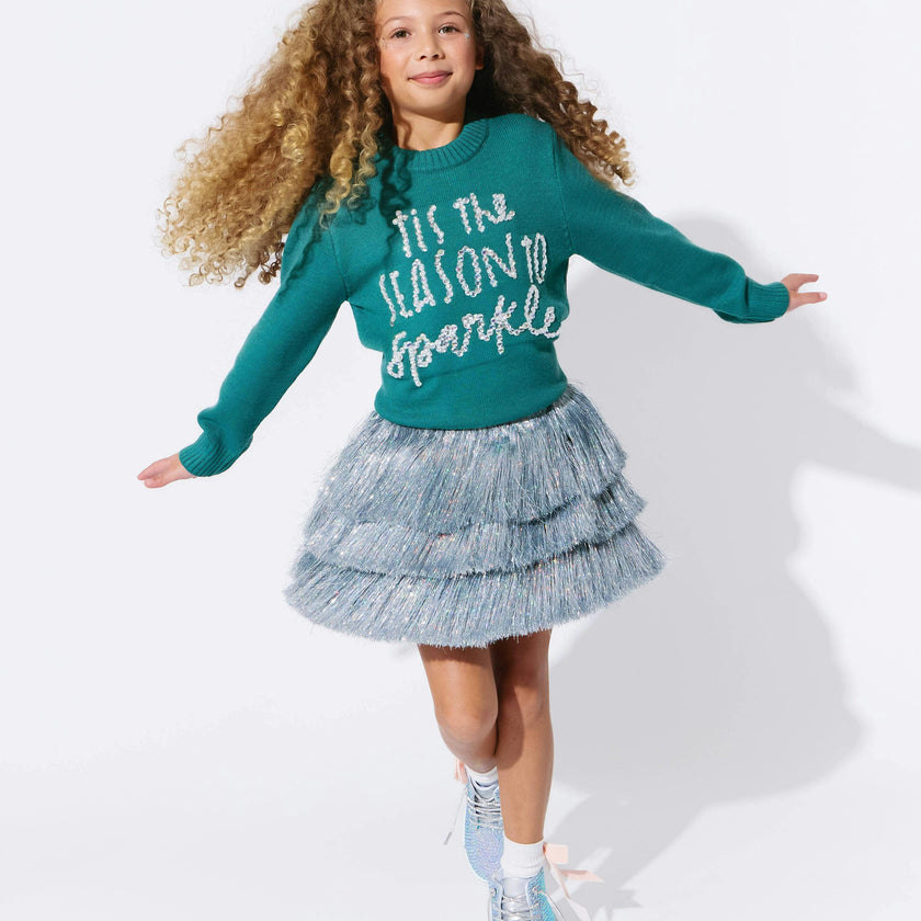 Tis The Season to Sparkle Crystal Sweater
