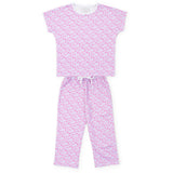 Merrick Girls' Pant Set - Pink Savanna Safari