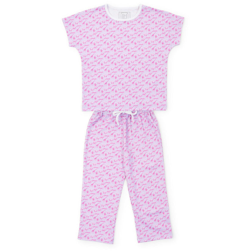Merrick Girls' Pant Set - Pink Savanna Safari