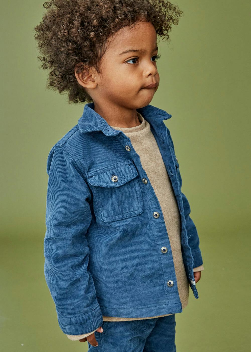 The Blue Denim Corduroy Shirt
