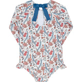 girls mercado bloom rashguard one piece