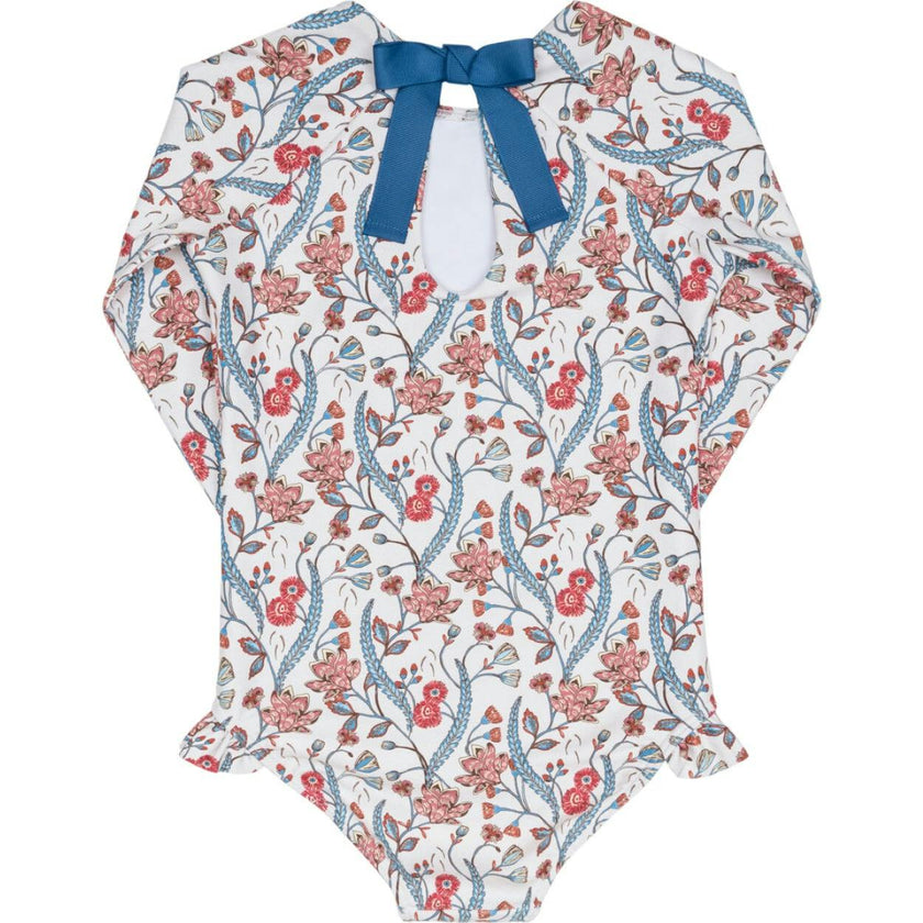 girls mercado bloom rashguard one piece