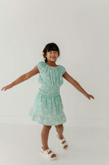 Smocked Eyelet Skirt