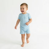 Harbor Gingham Short Sleeve & Shorts Bamboo Toddler Pajama Set