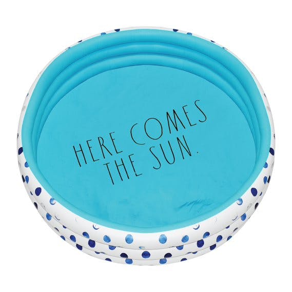 Mini Pool with Indigo Polka Dots