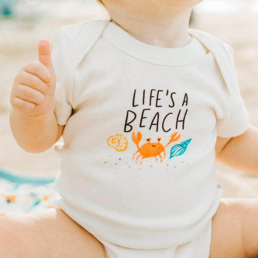 graphic bodysuit | life's a beach