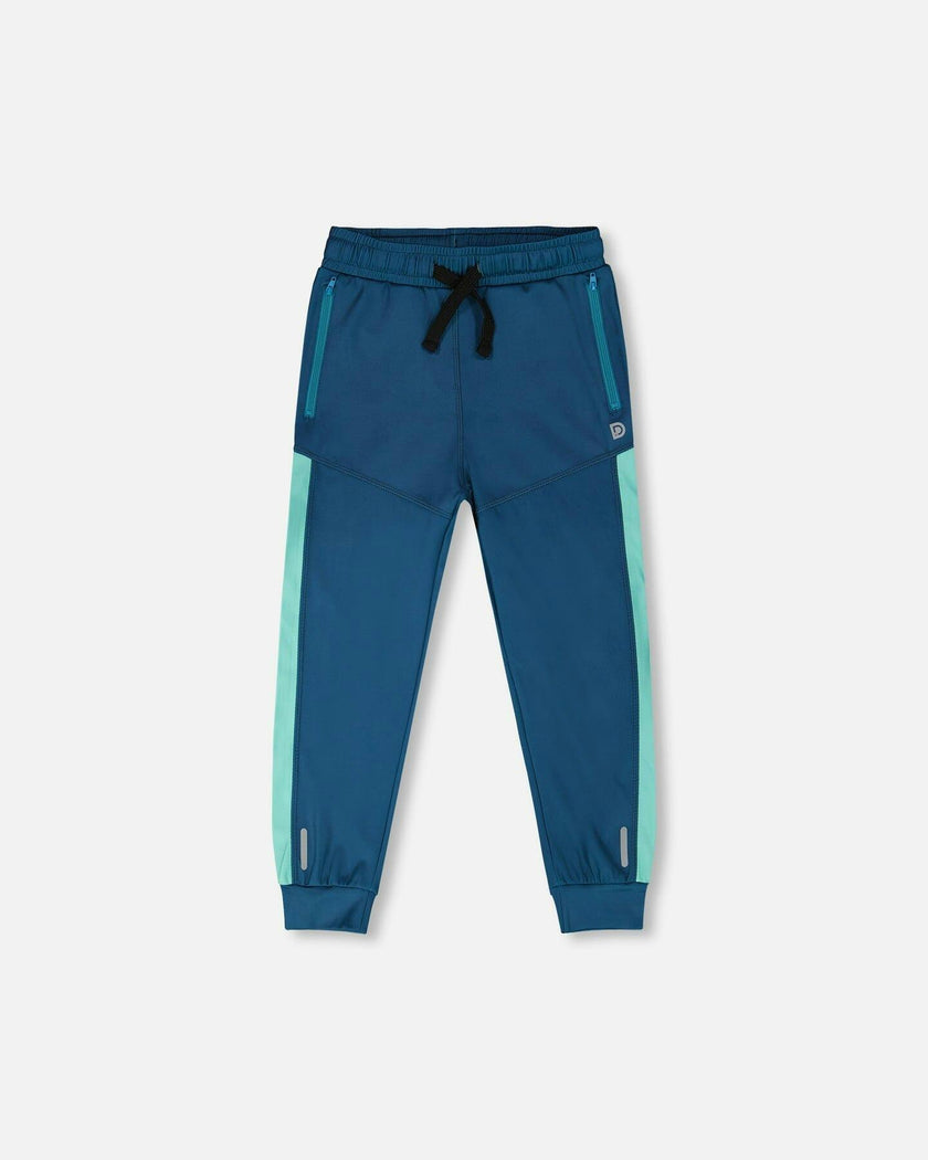 Athletic Pants In Recycled Polyester Teal