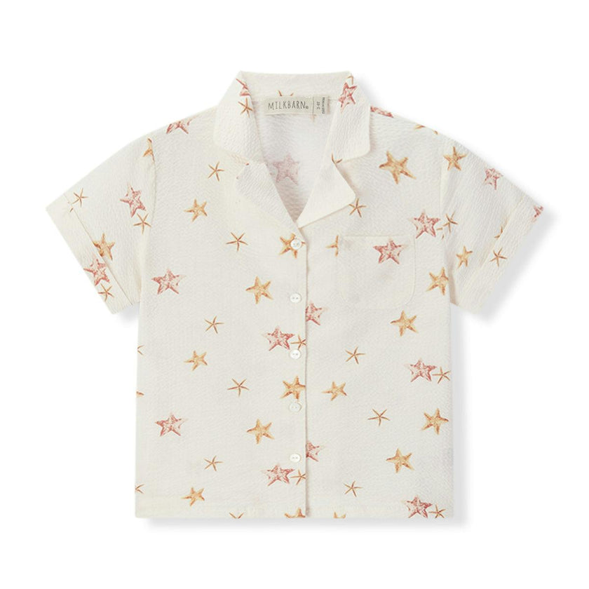 Starfish Dreams Button-Up Two Piece Set