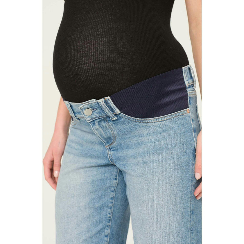 Thea Boyfriend Maternity Relaxed Tapered Jeans | Ravello