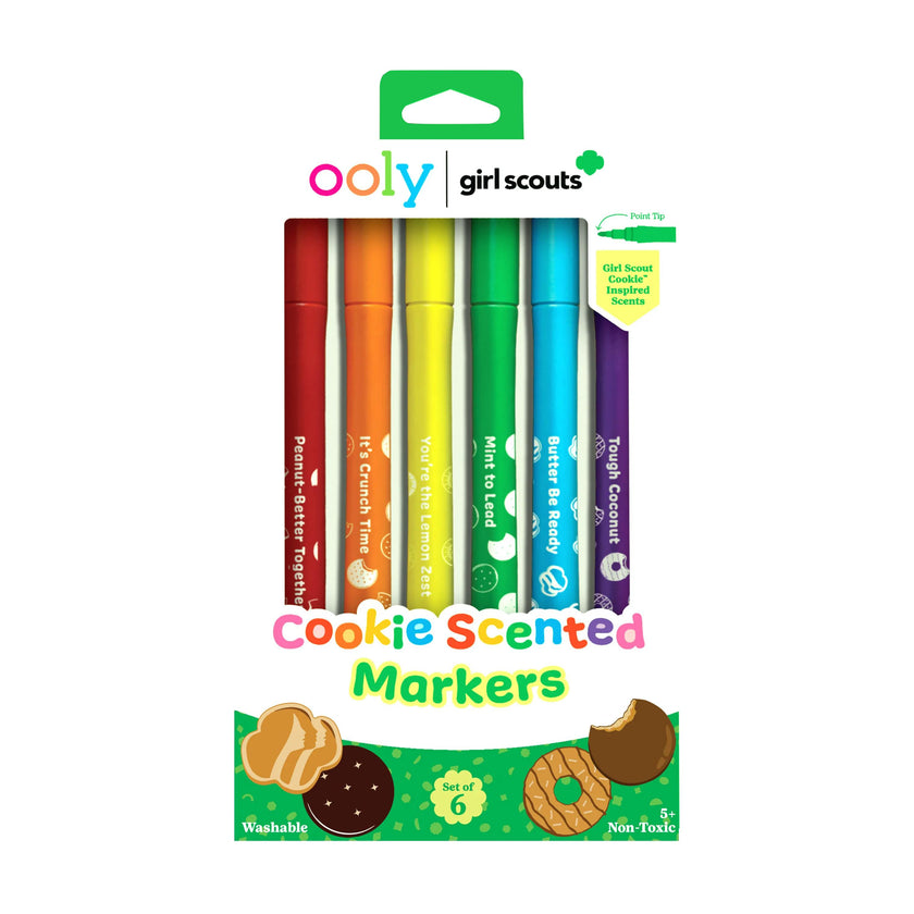 OOLY x Girl Scouts Cookie Scented Markers - Set of 6