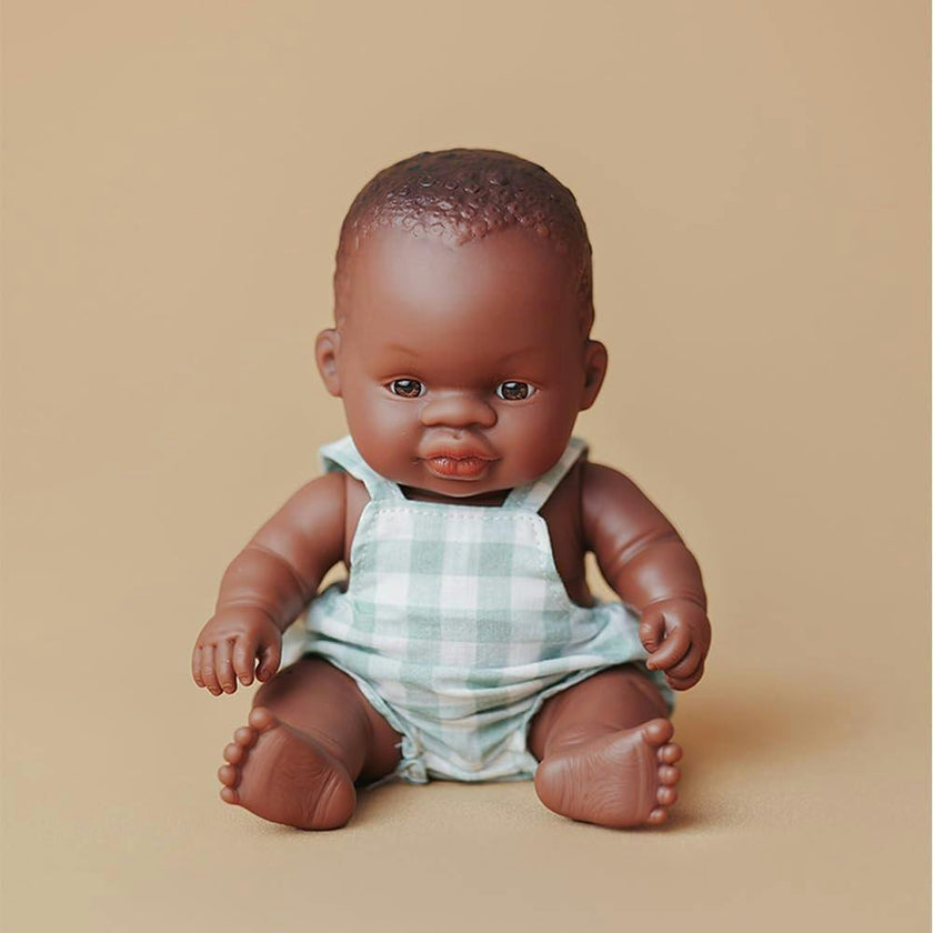 My friends & Me Collection African Boy Baby Doll - 8 1/4''