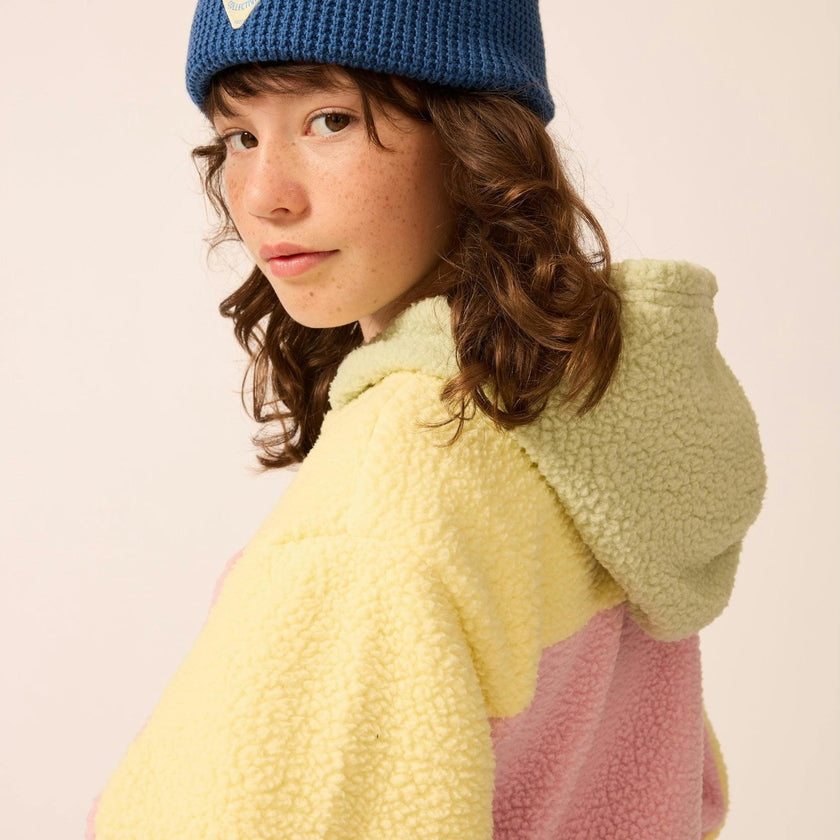 Polar Fleece Zip Up in Yellow