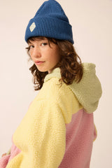 Polar Fleece Zip Up in Yellow