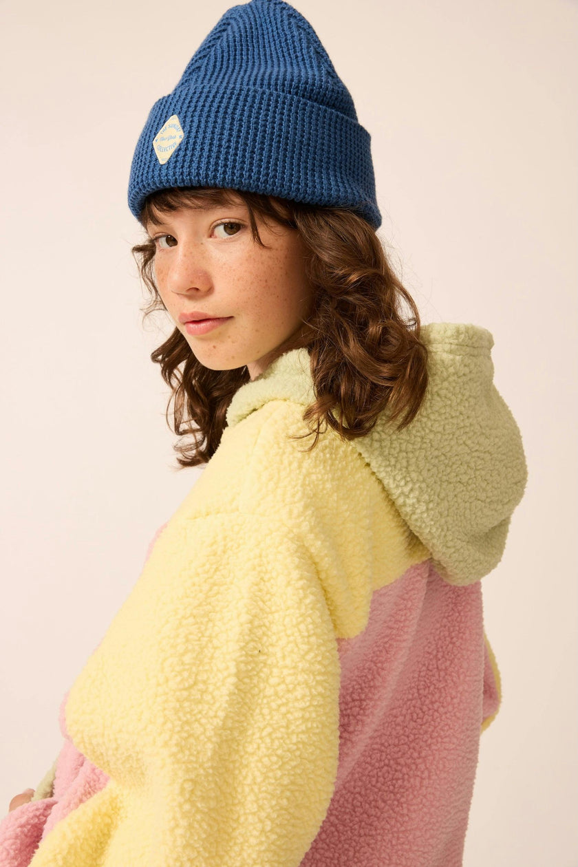 Polar Fleece Zip Up in Yellow