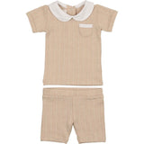 Raised Stripe Two-Piece Set