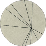 Trace Round Washable Rug