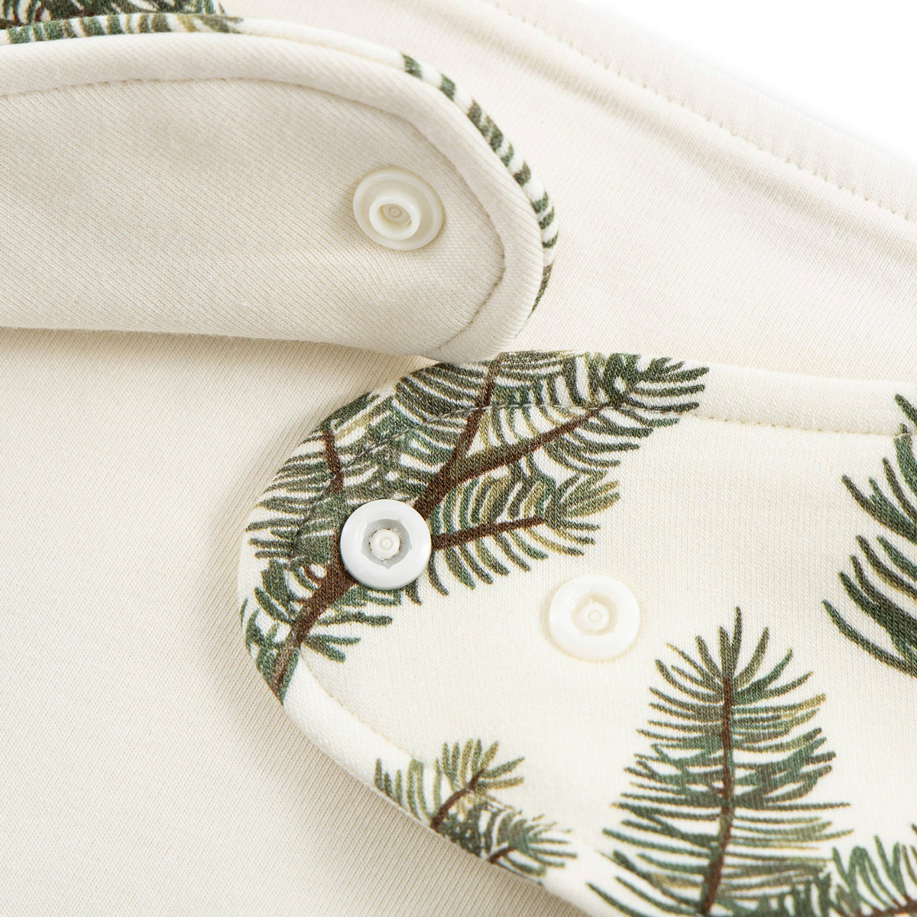 Pine Brushed Kerchief Bib