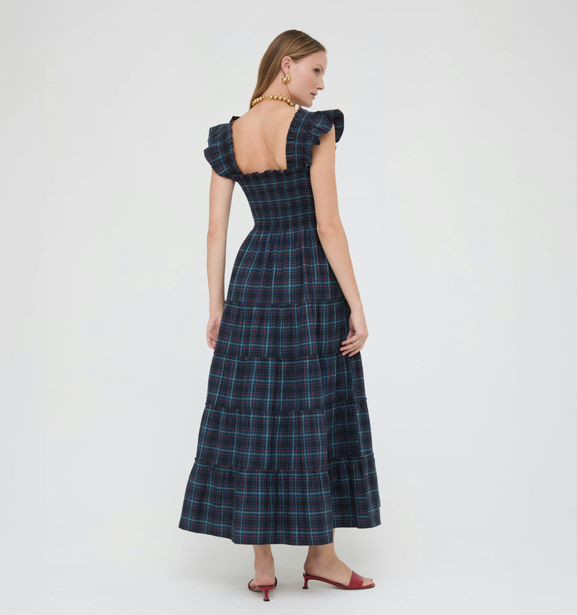 The Ellie Maxi Nap Dress - Jewel Tartan