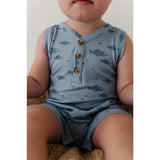 Boy's Sleeveless Romper
